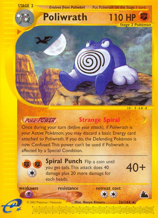 Poliwrath - 026/144 - Rare - NM