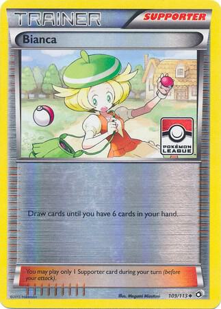 Bianca - 109/113 (Pokemon League) - 109/113 - Promo - NM - Reverse Holofoil