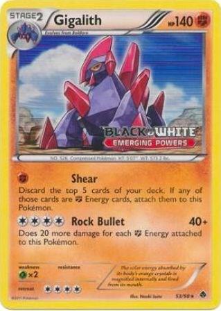 Gigalith - 53/98 (Prerelease) - 53/98 - Promo - NM - Holofoil