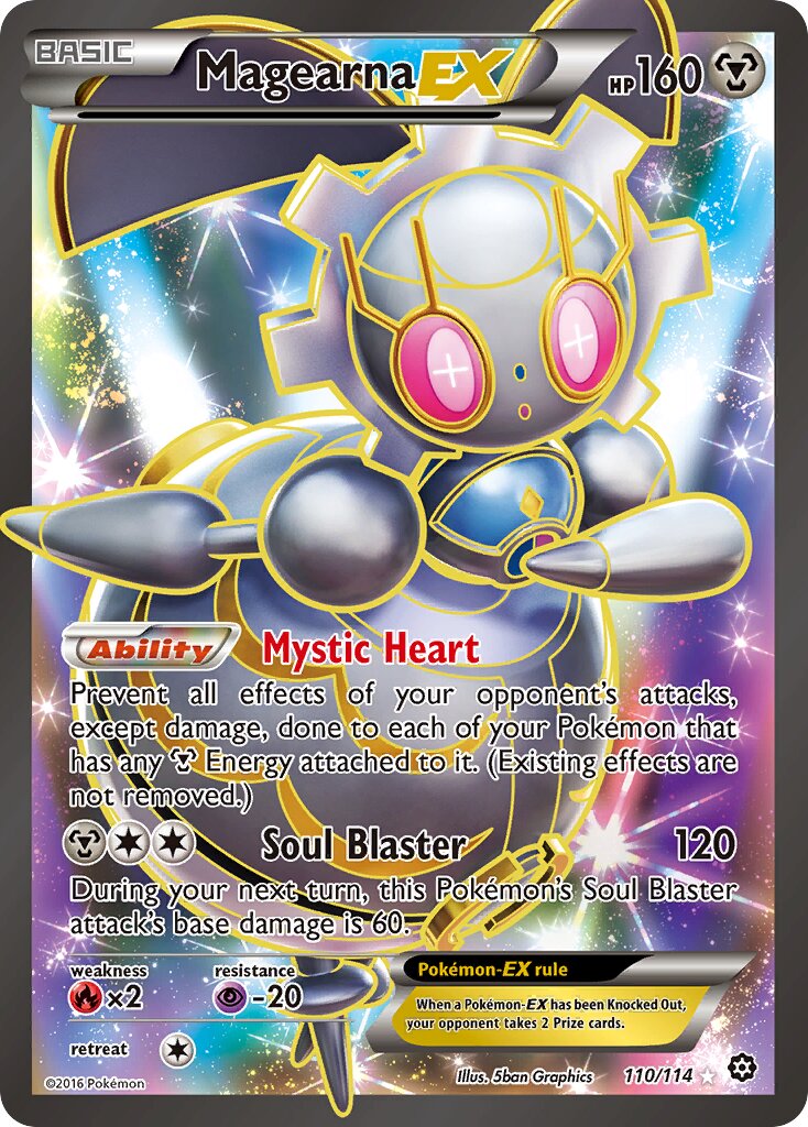 Magearna EX - 110/114 - Ultra Rare - NM - Holofoil