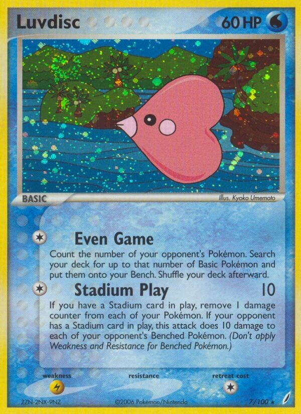 Luvdisc - 7/100 - Holo Rare - NM - Holofoil