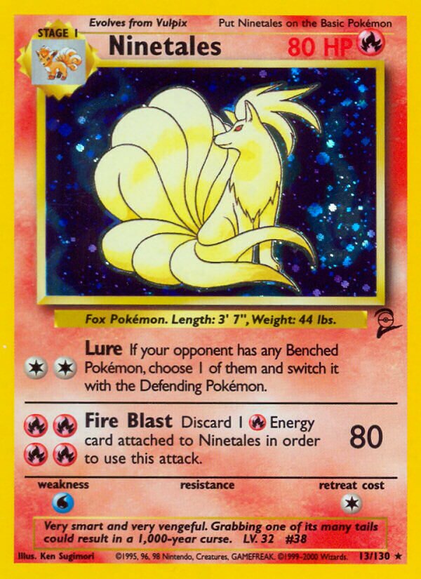 Ninetales - 013/130 - Holo Rare - NM - Holofoil