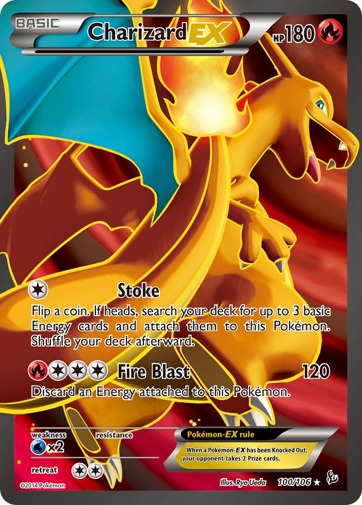 Charizard EX - 100/106 - Ultra Rare - NM - Holofoil