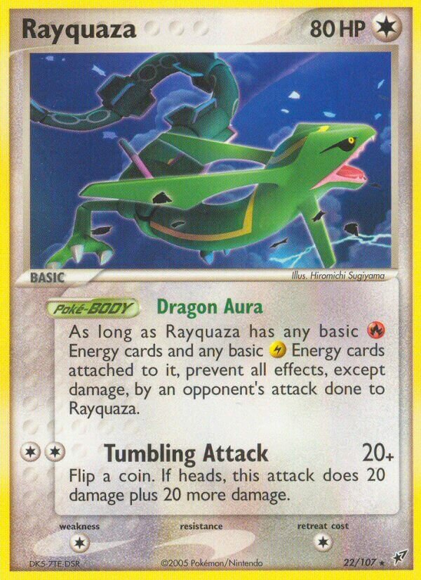 Rayquaza - 22/107 - Rare - NM