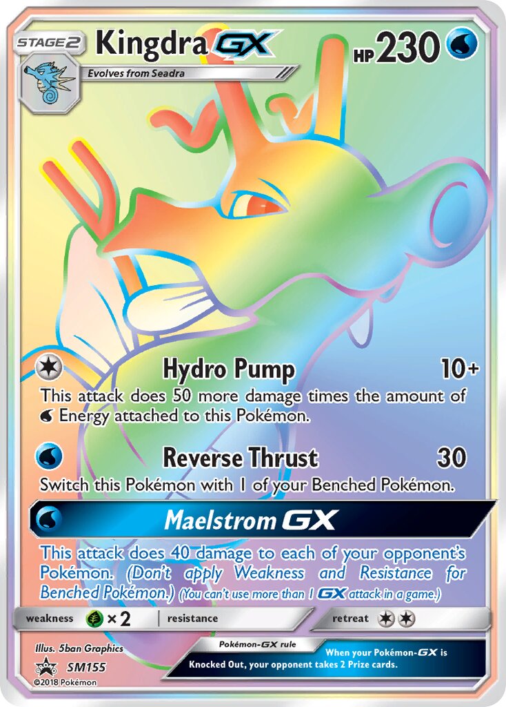 Kingdra-GX - SM155 - Promo - NM - Holofoil