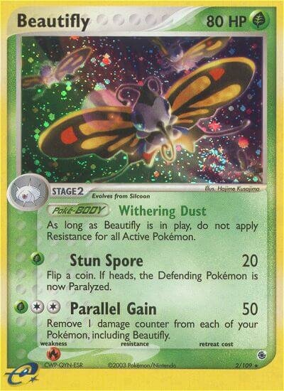 Beautifly - 2/109 - Holo Rare - NM - Holofoil