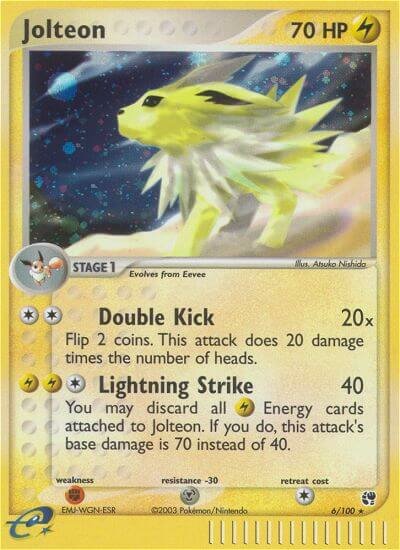 Jolteon - 6/100 - Holo Rare - NM - Holofoil