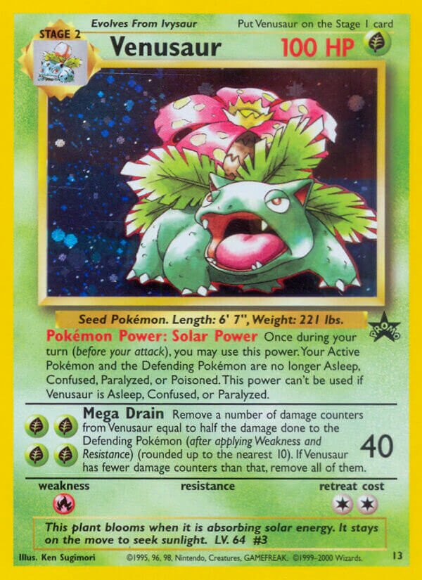 Venusaur - 13/53 - Promo - NM - Holofoil