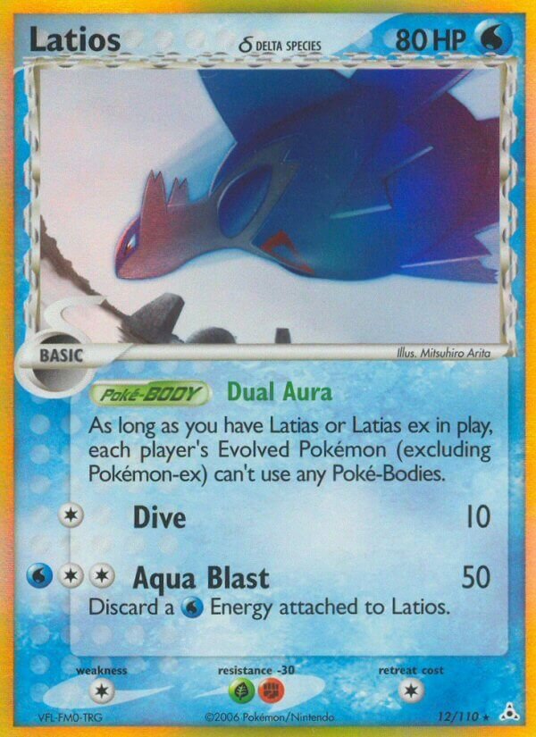 Latios - 12/110 - Holo Rare - NM - Holofoil