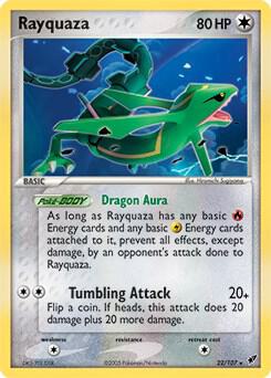 Rayquaza - 22/107 - 022/107 - Holo Rare - NM - Holofoil