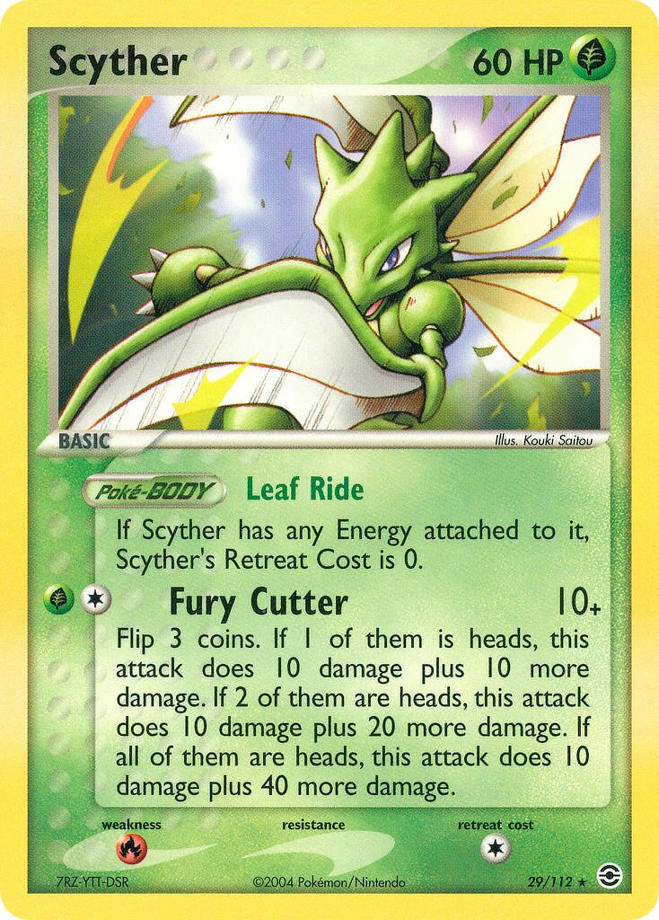 Scyther - 29/112 - Rare - NM