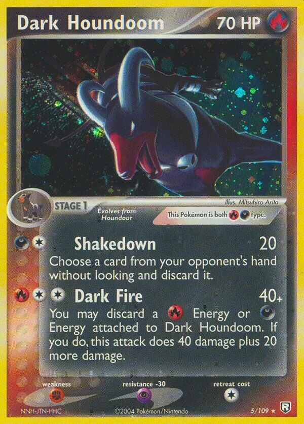 Dark Houndoom - 5/109 - Holo Rare - NM - Holofoil