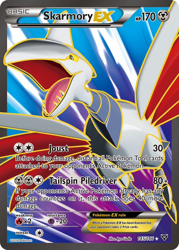 Skarmory EX - 145/146 - Ultra Rare - NM - Holofoil
