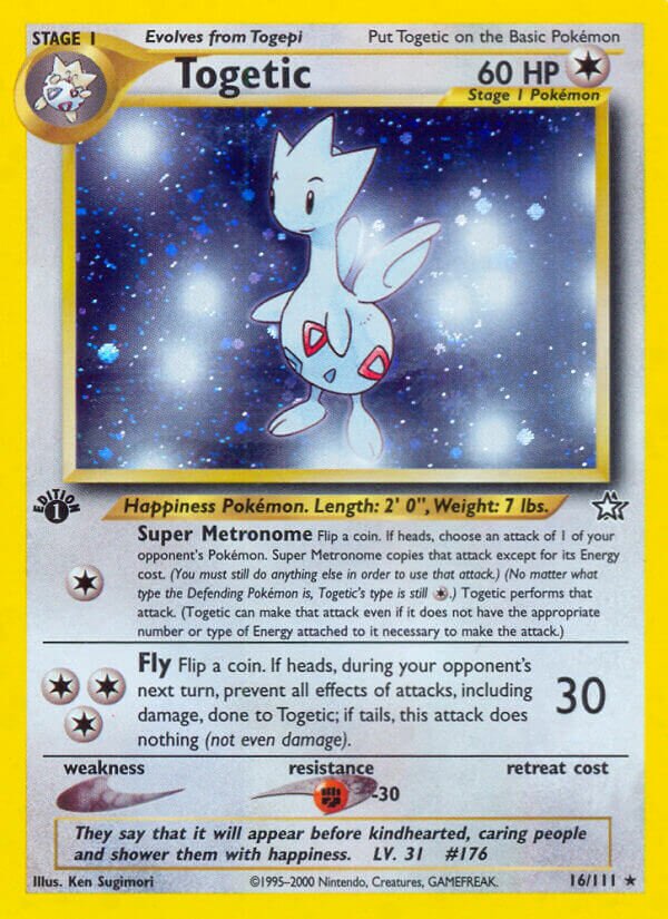 Togetic - 016/111 - Holo Rare - NM - Unlimited Holofoil