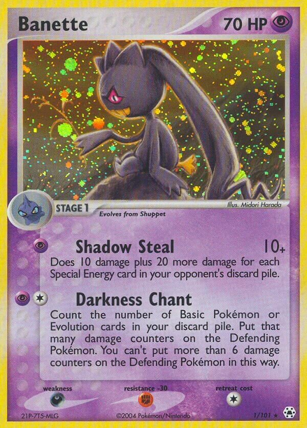 Banette - 1/101 - Holo Rare - NM - Holofoil