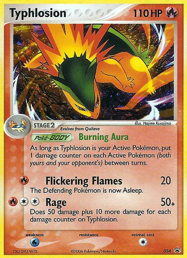 Typhlosion - 034 - Promo - NM - Holofoil