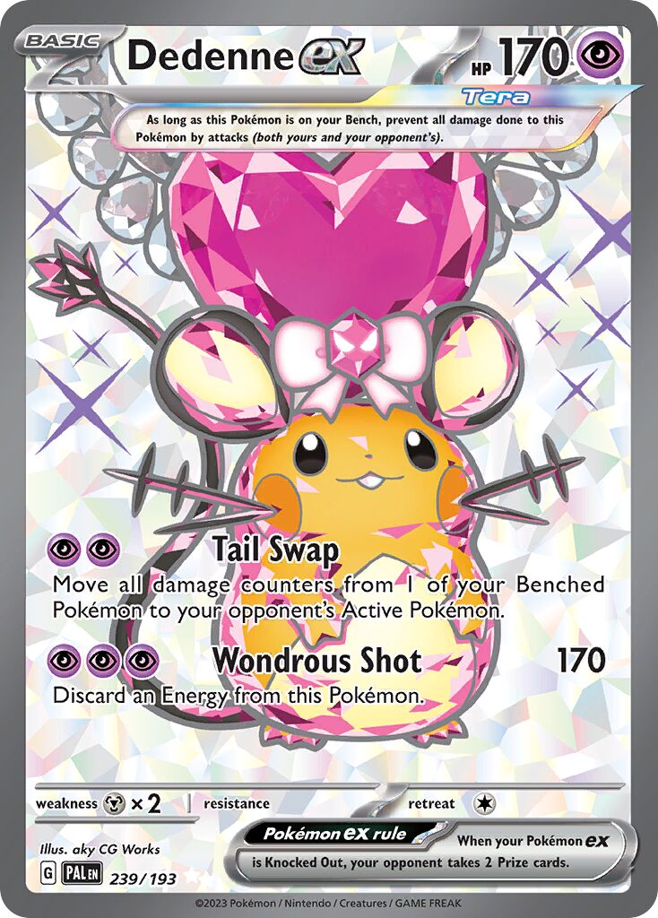 Dedenne ex - 239/193 - Ultra Rare - NM - Holofoil