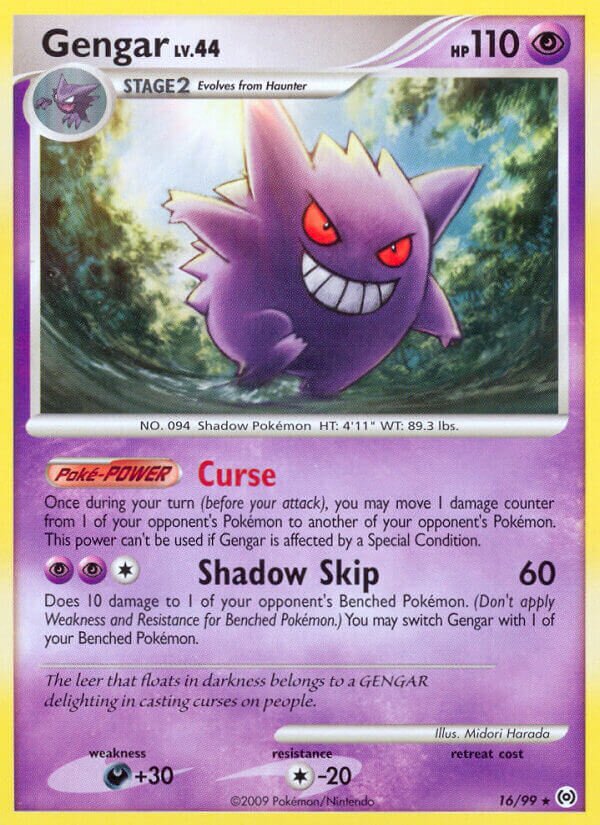 Gengar - 16/99 - Rare - NM