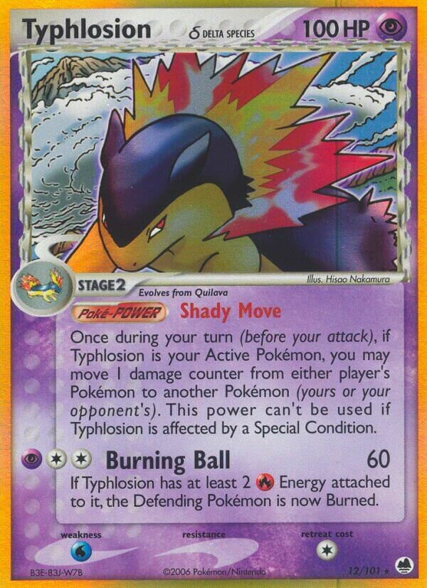 Typhlosion - 12/101 - Holo Rare - NM - Holofoil