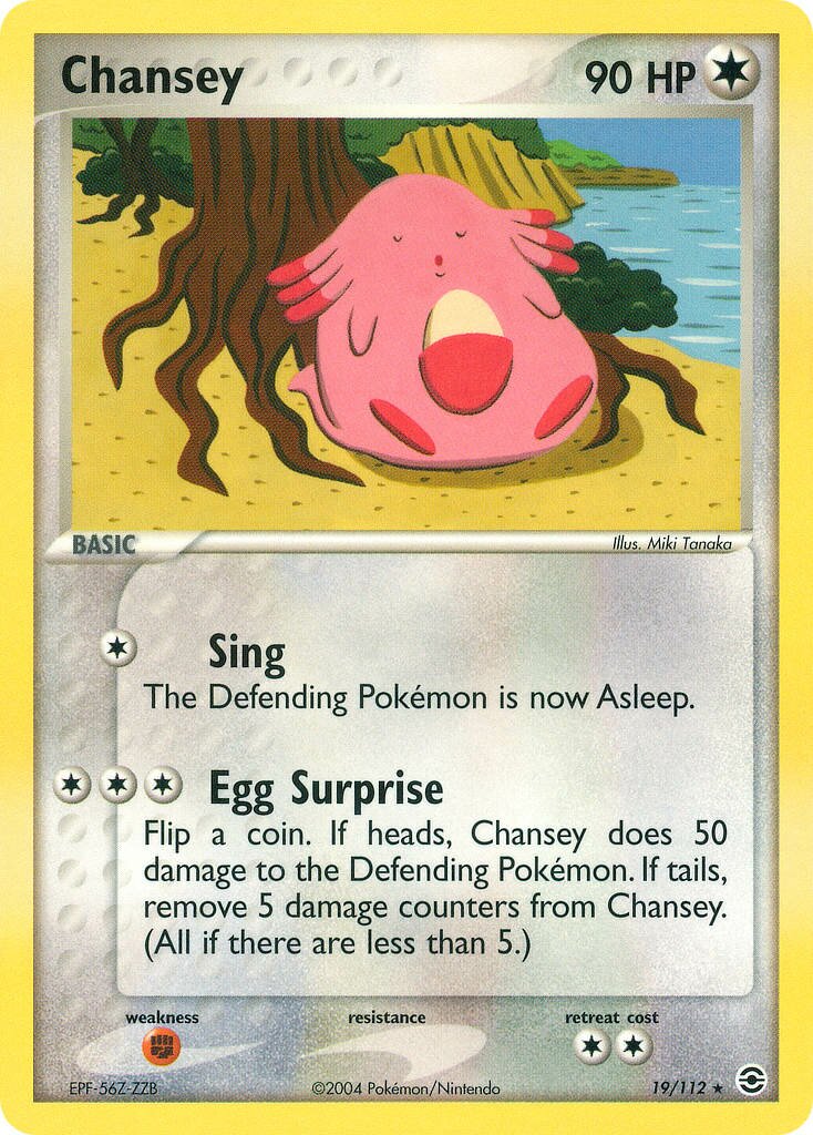 Chansey - 19/112 - Rare - NM
