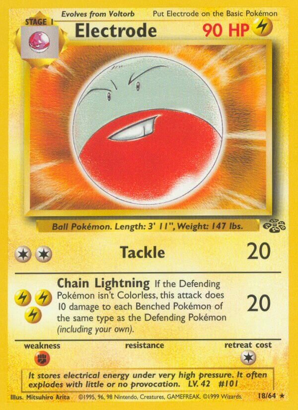 Electrode - 18/64 - Rare - NM - 1st Edition