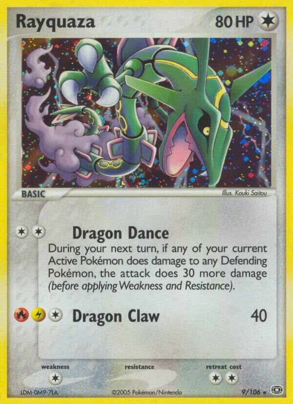 Rayquaza - 9/106 - Holo Rare - NM - Holofoil