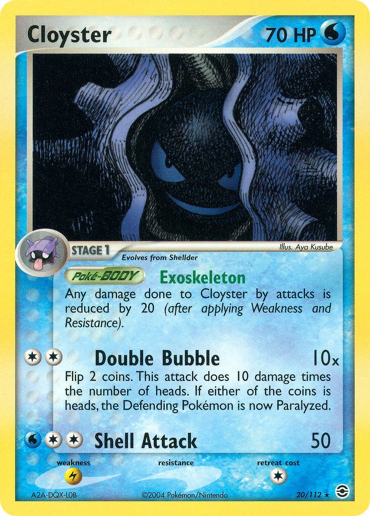 Cloyster - 20/112 - Rare - NM