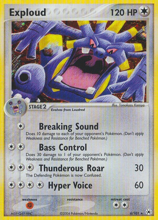 Exploud - 6/101 - Holo Rare - NM - Reverse Holofoil