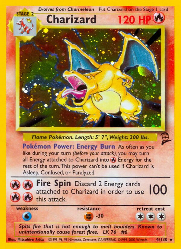 Charizard - 004/130 - Holo Rare - NM - Holofoil