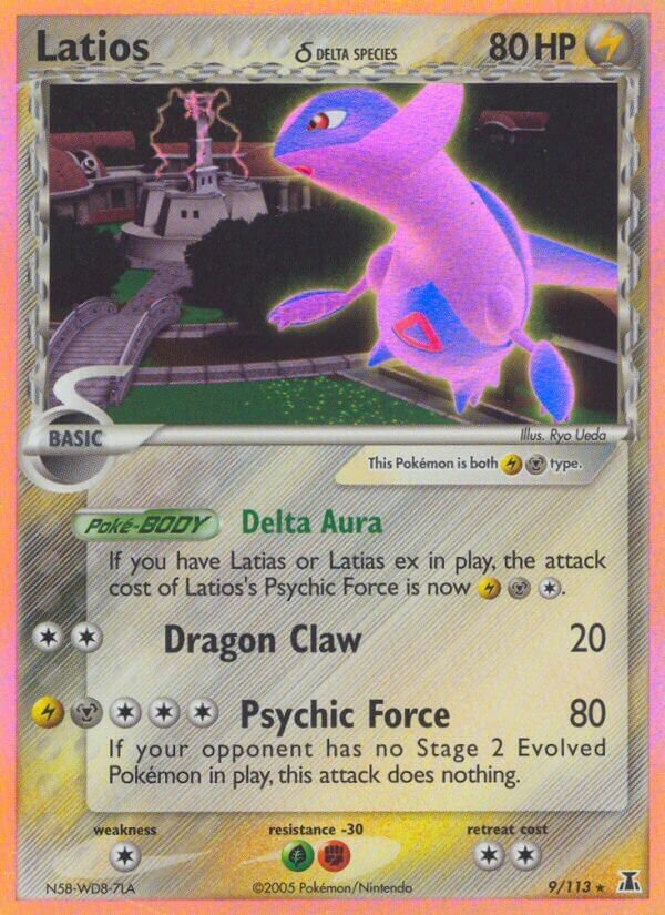 Latios - 9/113 - Holo Rare - NM - Holofoil