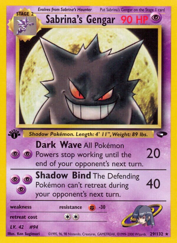 Sabrina's Gengar - 029/132 - Rare - NM - Unlimited