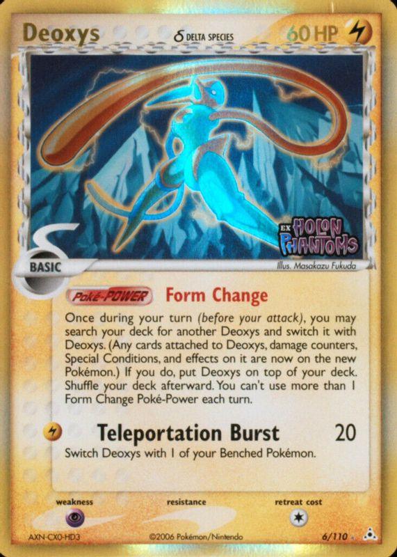 Deoxys - 6/110 - Holo Rare - NM - Reverse Holofoil Stamped
