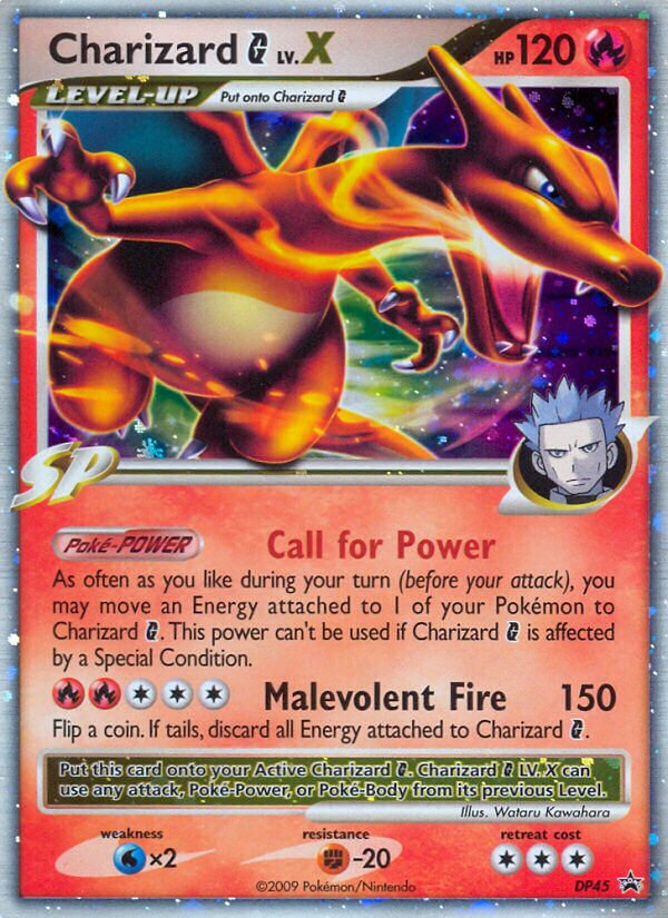 Charizard G LV.X - DP45 - Promo - NM - Holofoil