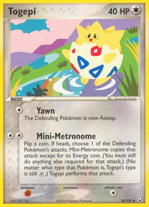 Togepi - 50/109 - Uncommon - NM