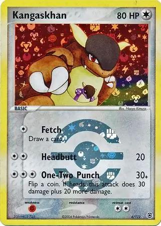 Kangaskhan - 6/112 - Holo Rare - MP - Reverse Holofoil