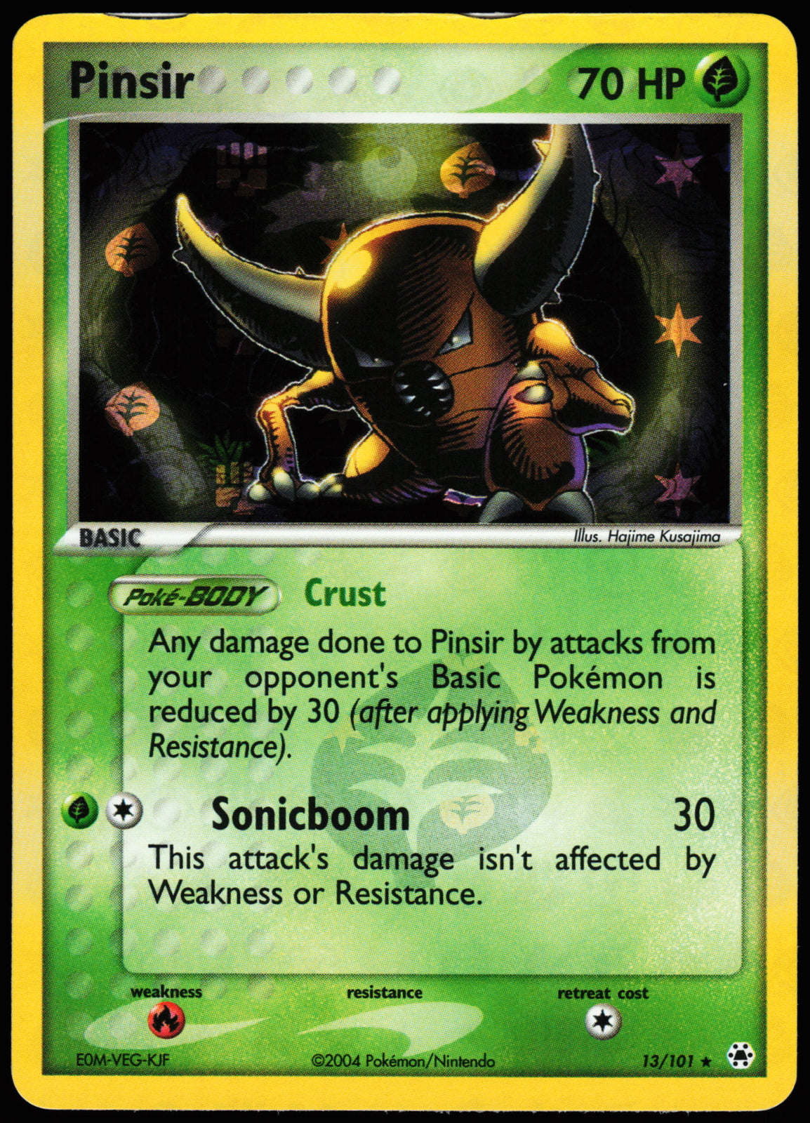 Pinsir - 13/101 - Holo Rare - NM - Reverse Holofoil
