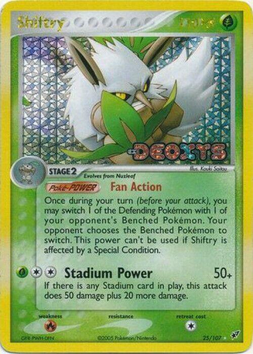 Shiftry - 25/107 - Rare - HP - Reverse Holofoil Stamped
