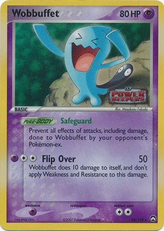 Wobbuffet - 24/108 - Rare - NM - Reverse Holofoil Stamped