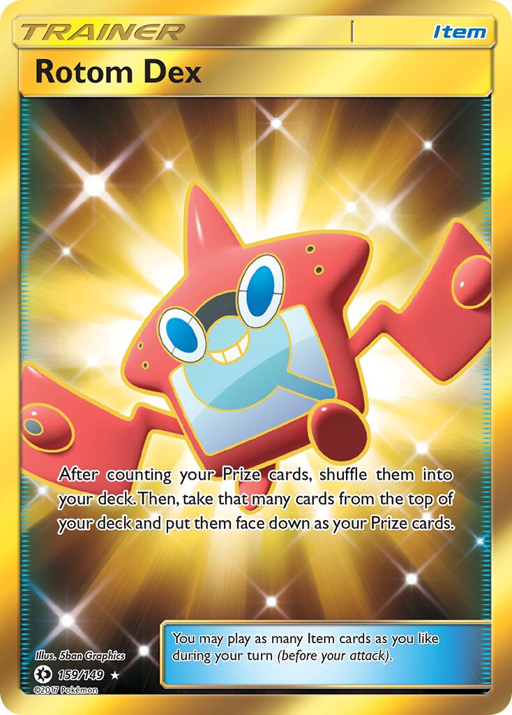 Rotom Dex - 159/149 - Rare Secret - NM - Holofoil