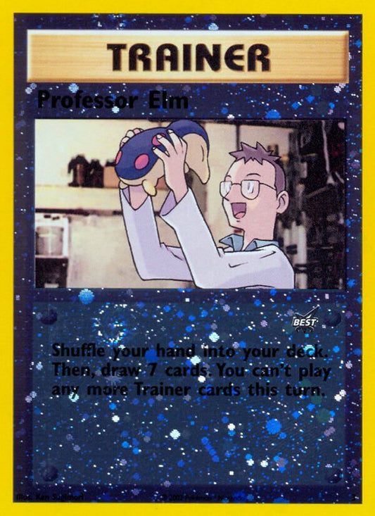 Professor Elm - 003/009 - Promo - NM - Reverse Holofoil