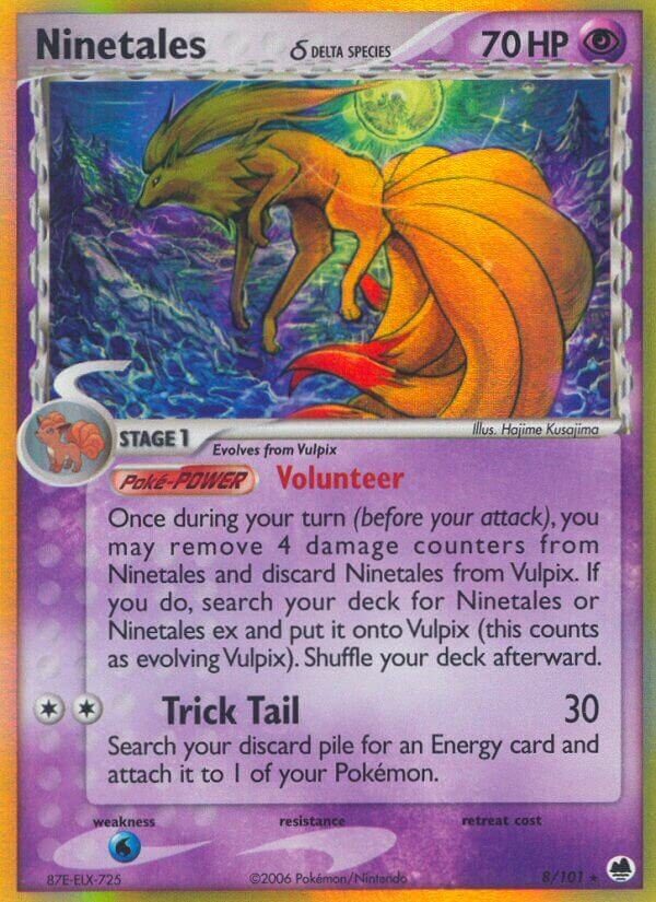 Ninetales - 8/101 - Holo Rare - NM - Holofoil