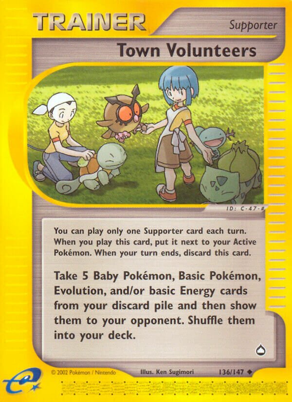 Town Volunteers - 136/147 - Uncommon - NM