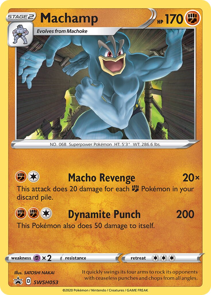 Machamp - SWSH053 - Promo - NM - Holofoil