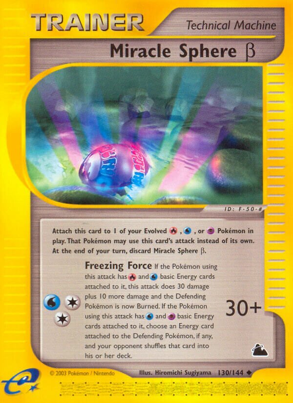 Miracle Sphere β - 130/144 - Uncommon - NM - Reverse Holofoil