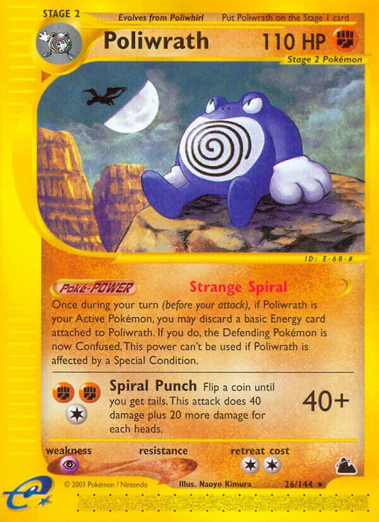 Poliwrath - 026/144 - Rare - NM