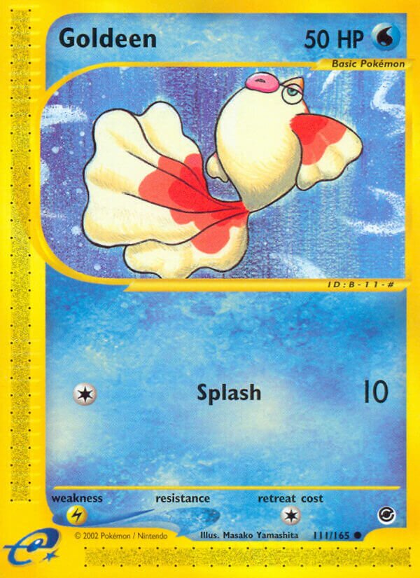 Goldeen - 111/165 - Common - NM - Reverse Holofoil