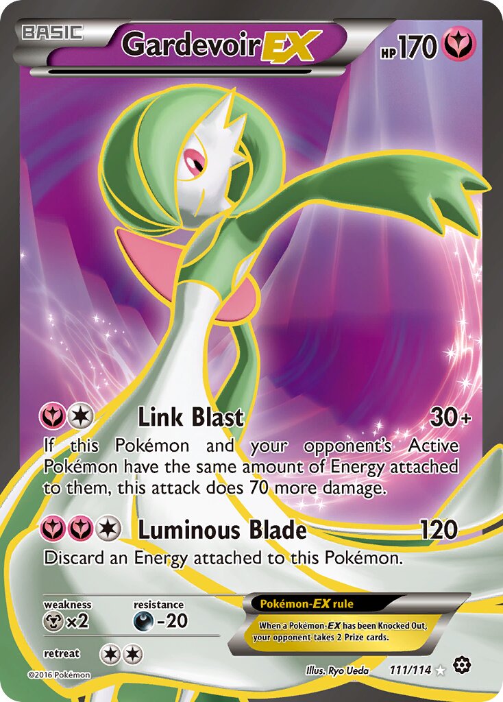 Gardevoir EX - 111/114 - Ultra Rare - NM - Holofoil
