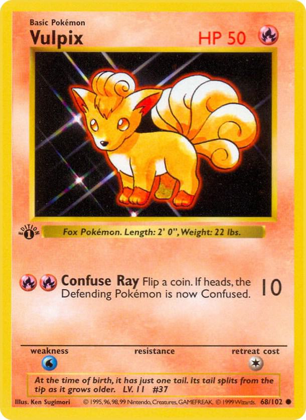 Vulpix - 068/102 - Common - NM - Unlimited