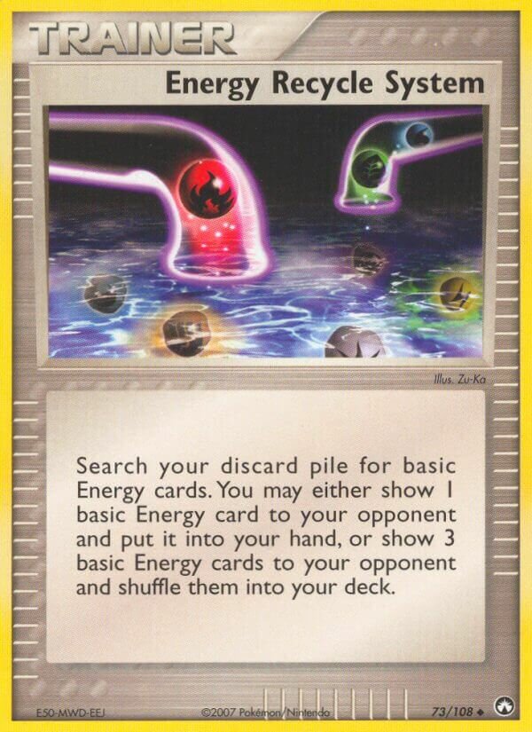 Energy Recycle System - 73/108 - Uncommon - NM - Reverse Holofoil