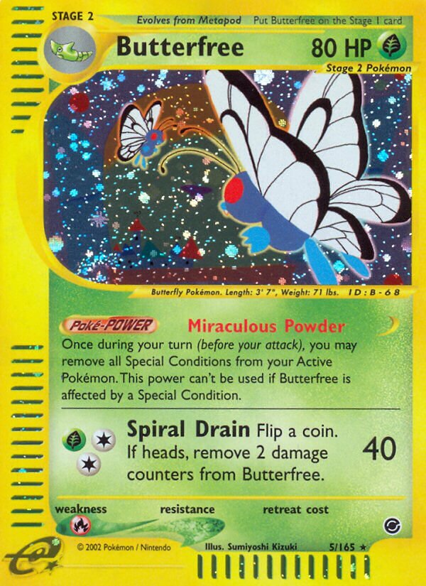 Butterfree - 005/165 - Holo Rare - NM - Holofoil